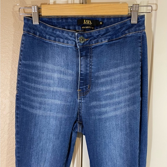 L&B High Rise Flare Bell Bottom Jeans Size 6 - Picture 3 of 13